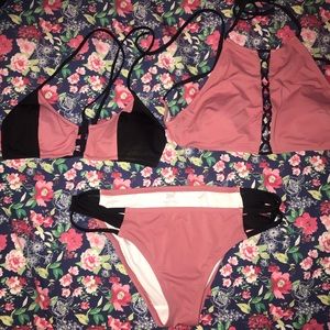 VS Cage Halter High Neck & Racerback Cage Bikini